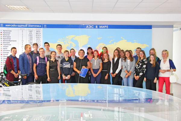 Senior students of Gervyaty school visited the information center of the NPP
