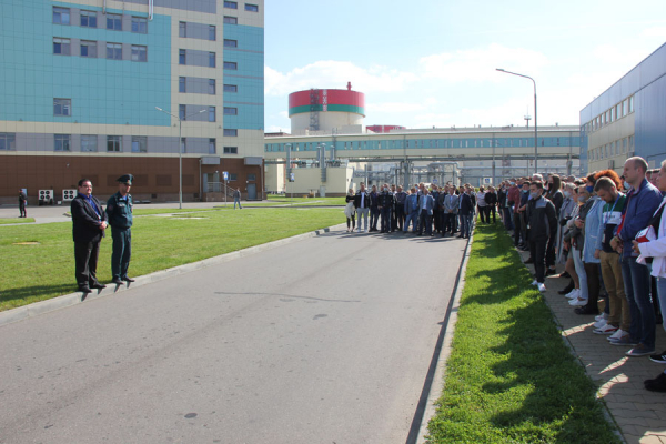 Employees evacuation trainings were held at Belarusian NPP
