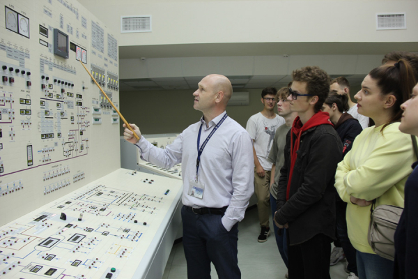 Internship students of BNTU visited Belarusian NPP