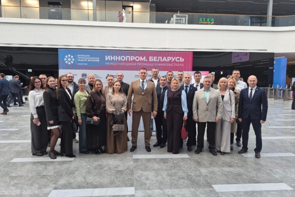 A delegation from Belarusian NPP visited the INNOPROM. Belarus exhibition