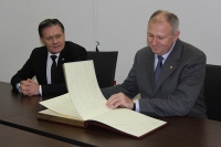 The Prime Minister of the Republic of Belarus and the head of Rosatom left a note in the book of honored guests of Belarusian NPP