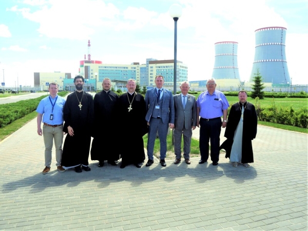 Priesthood from Alexander Nevsky Church visited Belarusian Nuclear Power Plant