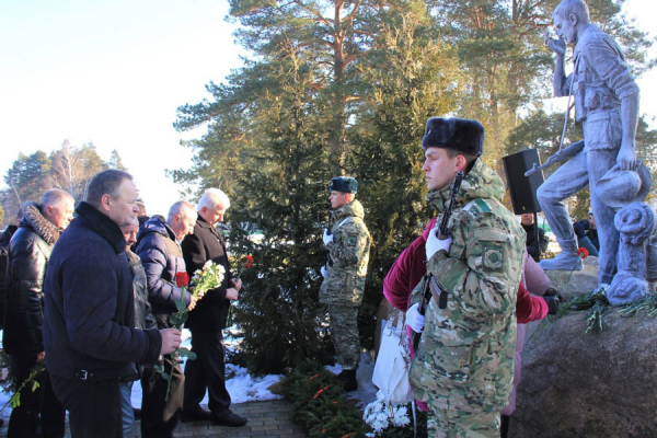 The Day of Remembrance of Internationalist Warriors was celebrated at Belarusian NPP