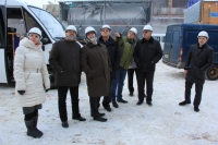 IAEA experts on the Belarusian nuclear power plant. January 2017