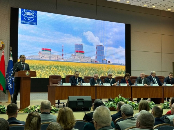 Міністр энергетыкі прадставіў калектыву БелАЭС новага генеральнага дырэктара
