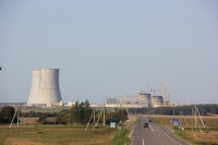 General view of the site of Belarusian NPP