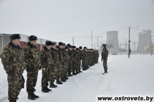 Спецбатальон по охране АЭС приступил к службе в Островце