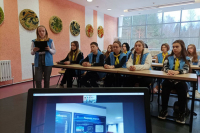 Экскурсия в режиме видеоконференции прошла в информационном центре Белорусской АЭС