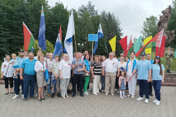 Работники Белорусской АЭС приняли участие в праздничных мероприятиях, приуроченных Дню Независимости Республики Беларусь