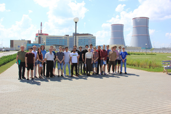 Future nuclear scientists visited the Belarusian NPP
