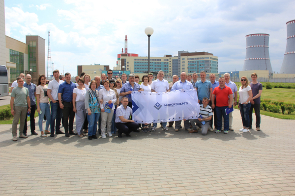 Работнікі Мінскай ЦЭЦ-4 пабывалі на Беларускай АЭС