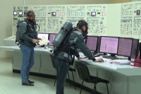An emergency response training was held at Belarusian NPP