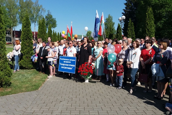 Беларуская АЭС прыняла ўдзел у святкаванні Дня Перамогі