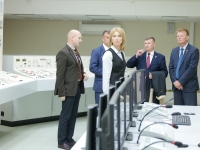 Дэлегацыя лідараў раённых аддзяленняў на чале са старшынёй Беларускай партыі &quot;Белая Русь&quot; Вольгай Чамаданавай наведала БелАЭС