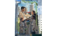 Новы мурал у горадзе атамшчыкаў упрыгожыў сцяну жылога дома. Сюжэт ствараўся ў супрацоўніцтве з Беларускай АЭС